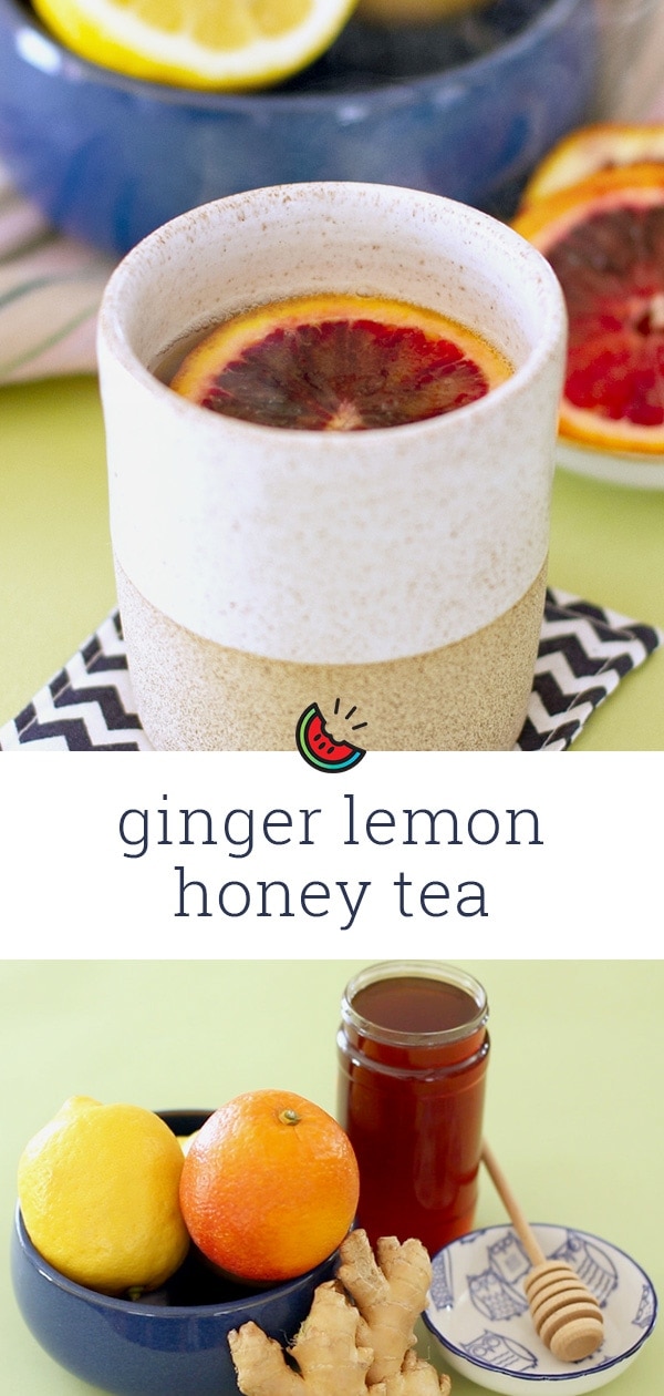 ginger lemon honey tea